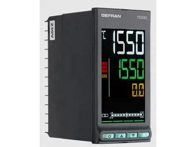 GEFRAN 1550 PID regulátor a programátor, 1/8 DIN