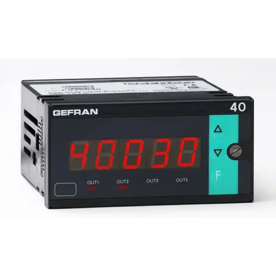 Indikátor so vstupom pre tenzometer a potenciometer Gefran 40B96