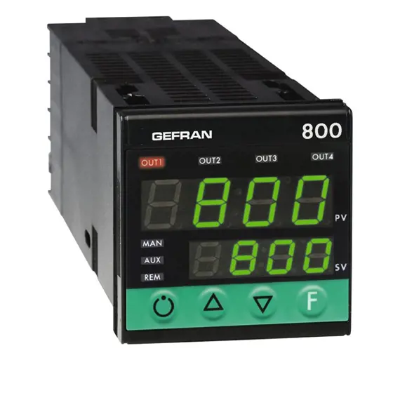 Regulátor teploty konfigurovateľný on-off-pid Gefran 800