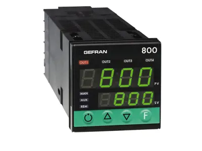 Regulátor teploty konfigurovateľný on-off-pid Gefran 800